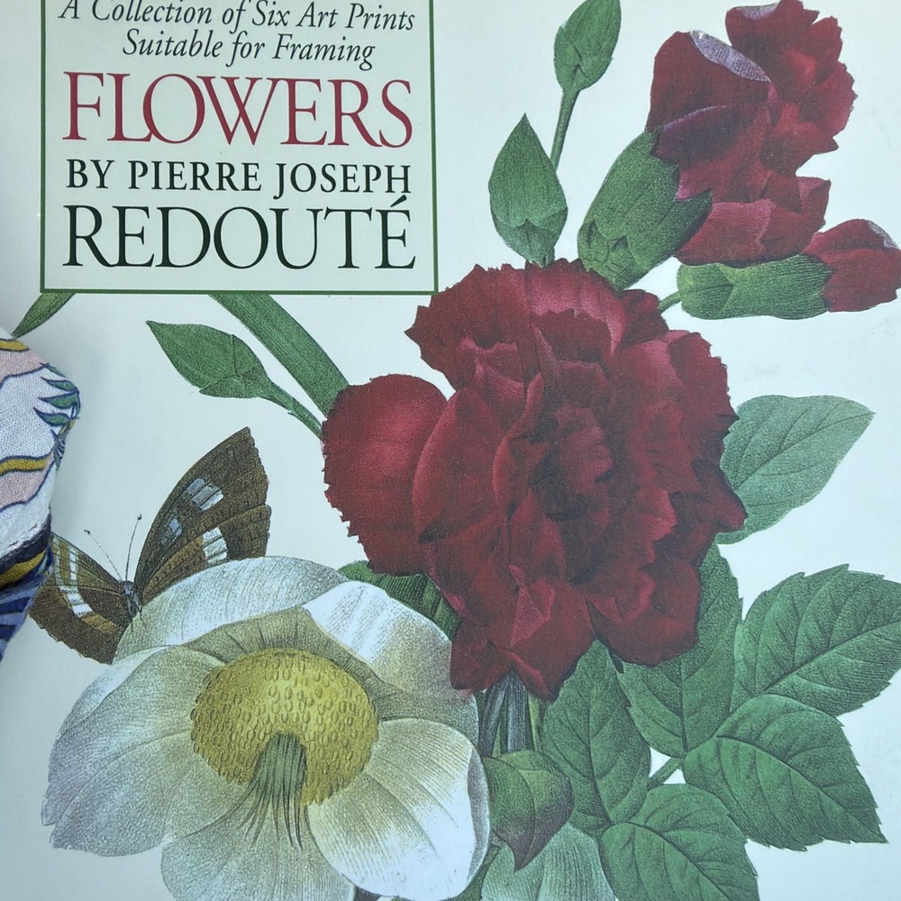 Pierre Joseph Redouté Botanical Flowers Portfolio of 6 Full Color Prints 11x14"